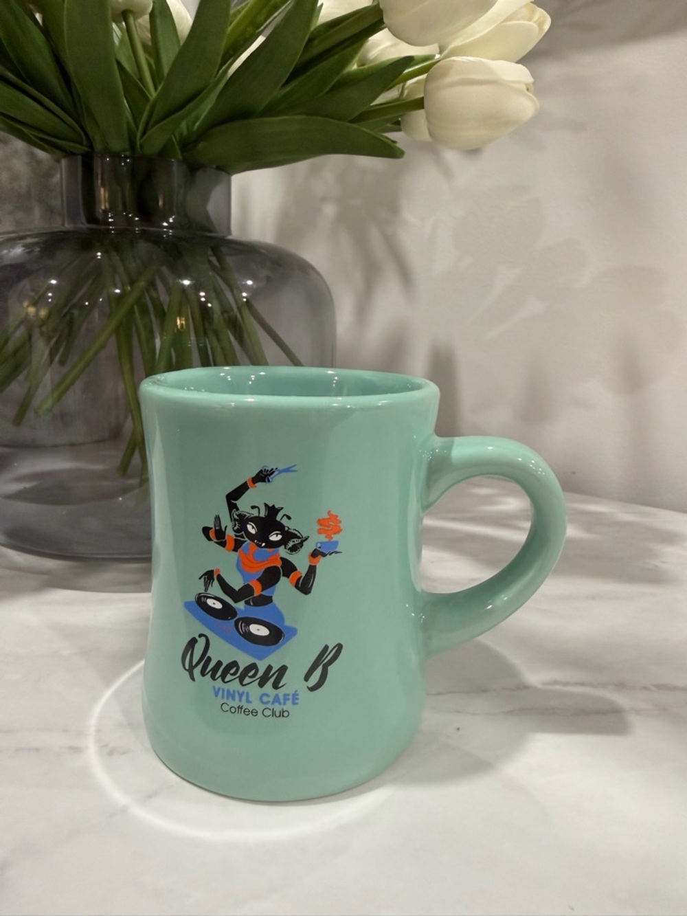 Puscifer Queen B Vinyl Cafe Coffee Club Mug